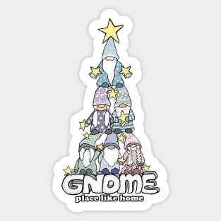 Gnome Place Like Home- pastel Sticker